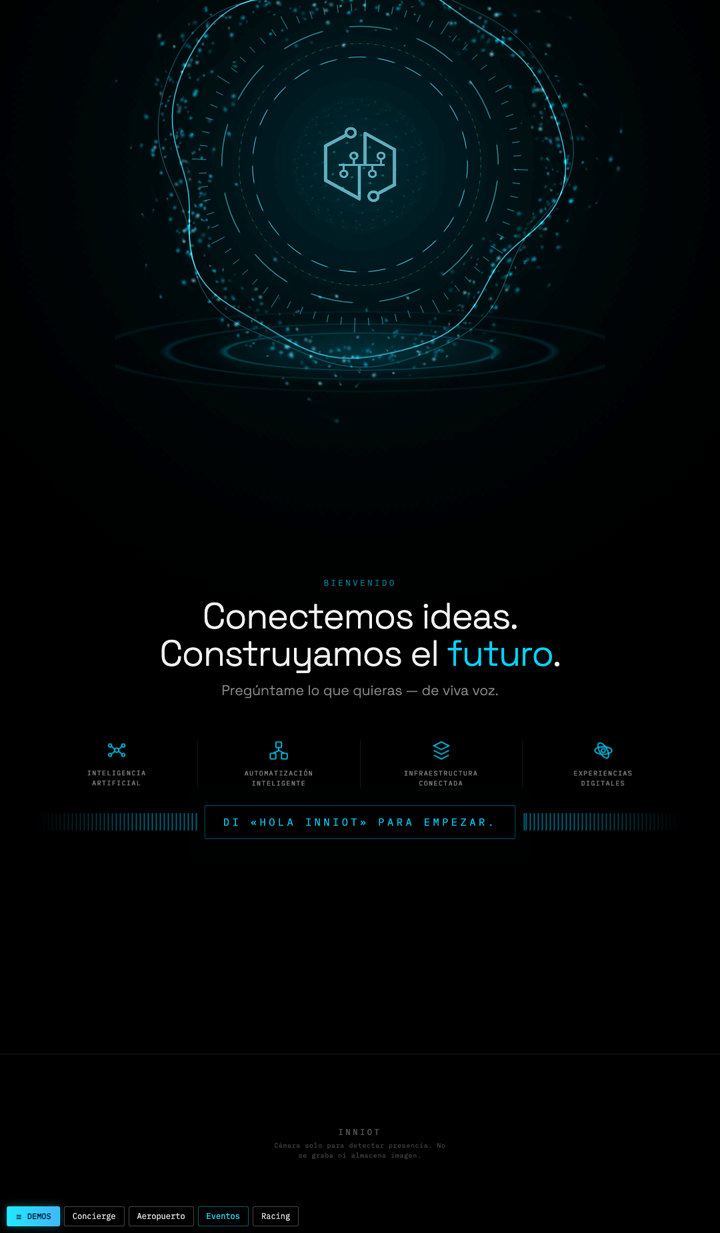 Demo Eventos — captura de leads